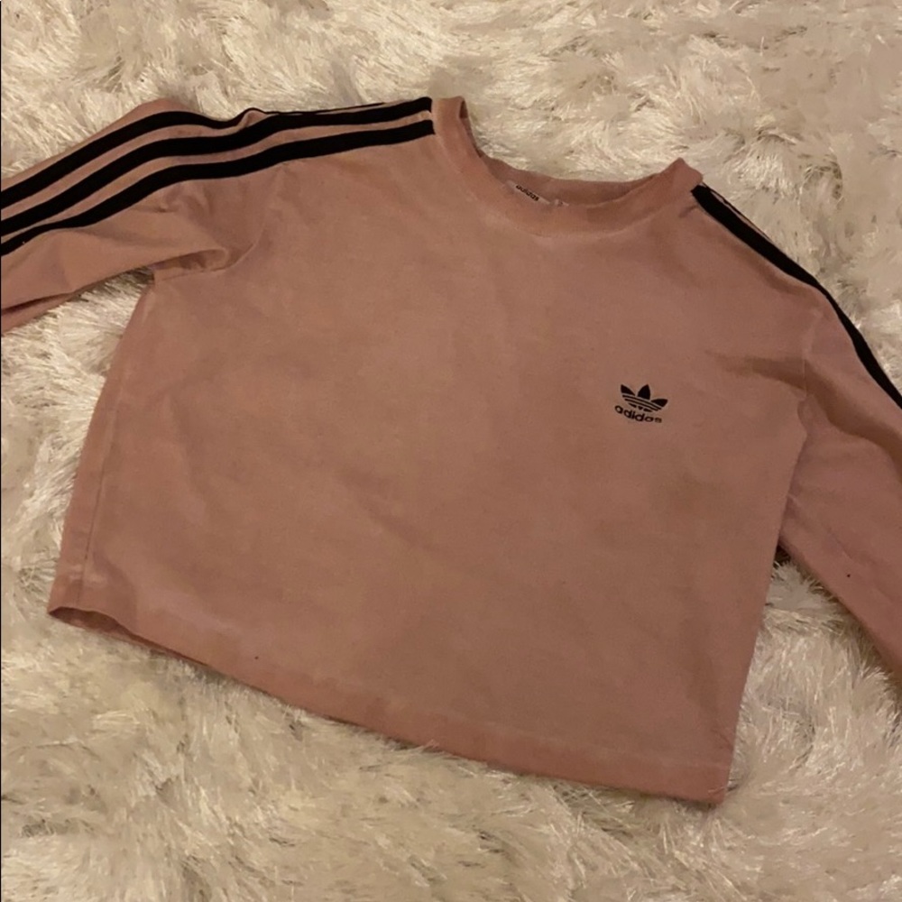 Cropped adidas long sleeved shirt